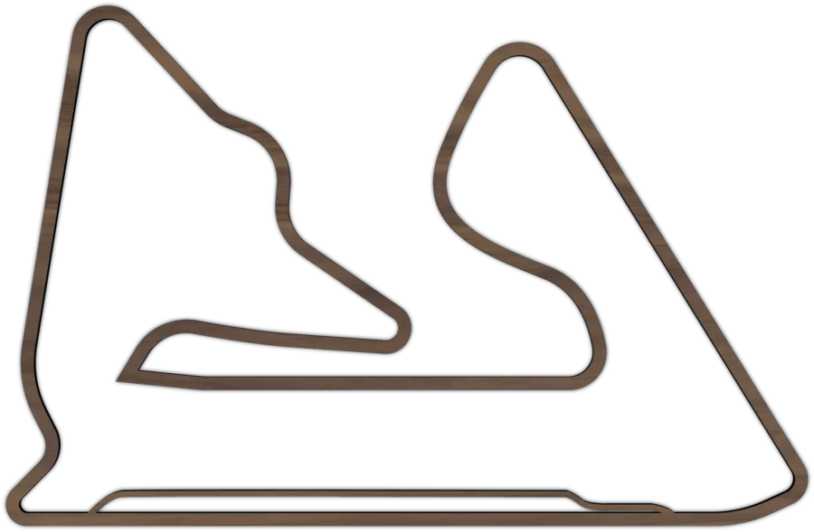 Noten circuit van Bahrain, City Shapes wanddecoratie