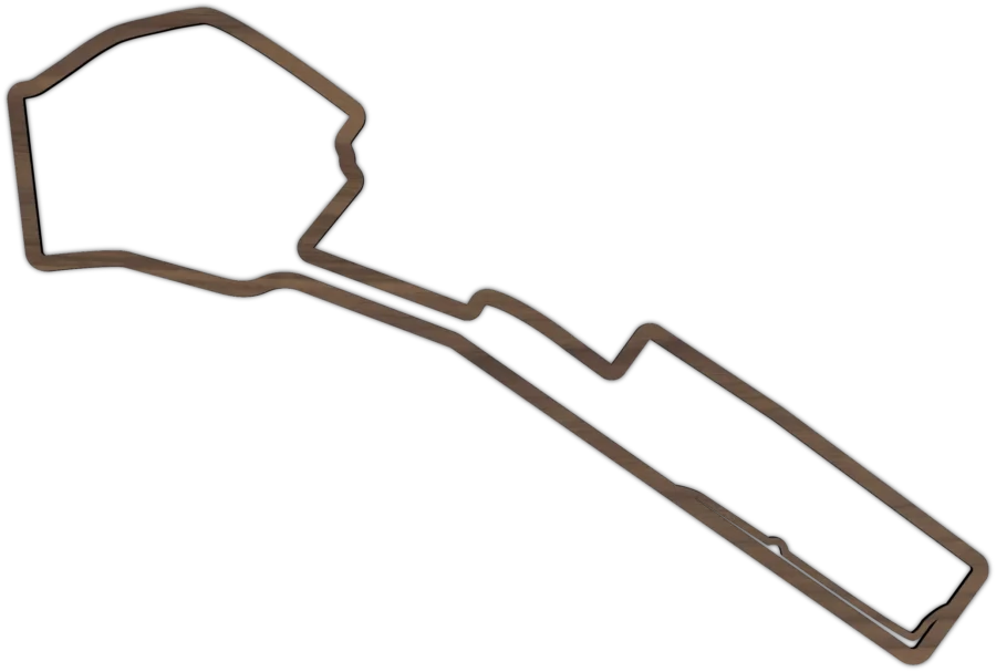 Noten circuit van Baku, City Shapes wanddecoratie