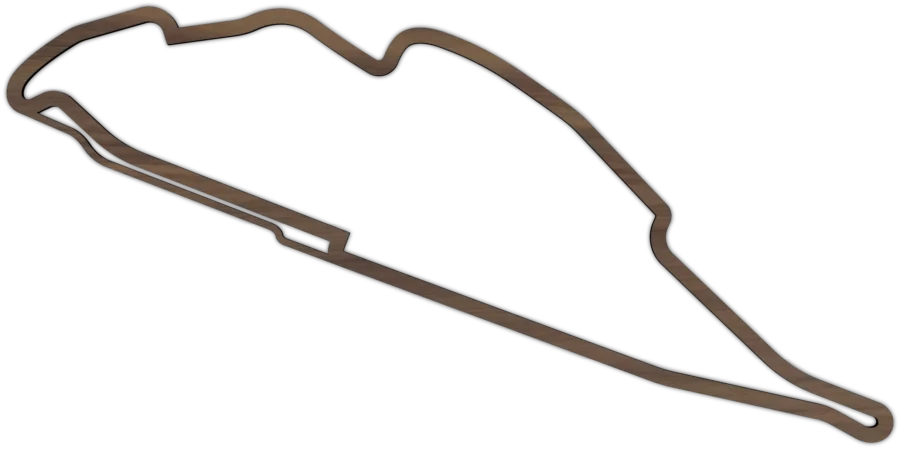 Noten circuit van Gilles Villeneuve, City Shapes wanddecoratie