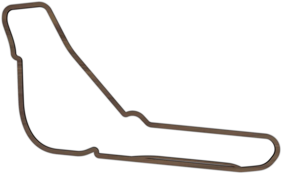 Noten circuit van Monza, City Shapes wanddecoratie