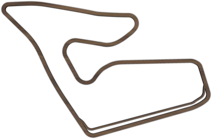 Noten circuit van Red Bull Ring, City Shapes wanddecoratie