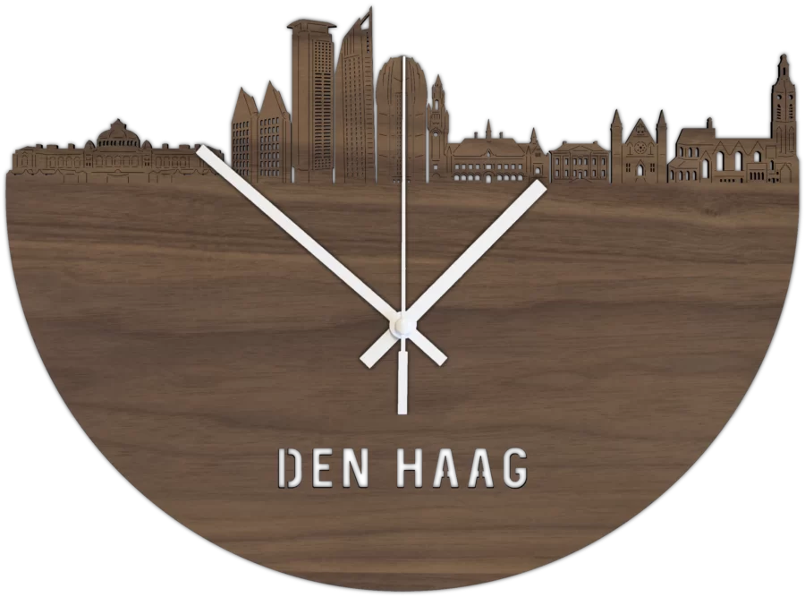 Noten klok van Den Haag, City Shapes wanddecoratie