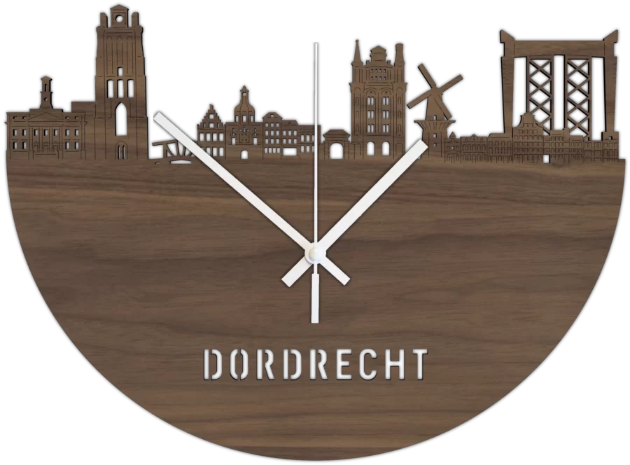 Noten klok van Dordrecht, City Shapes wanddecoratie