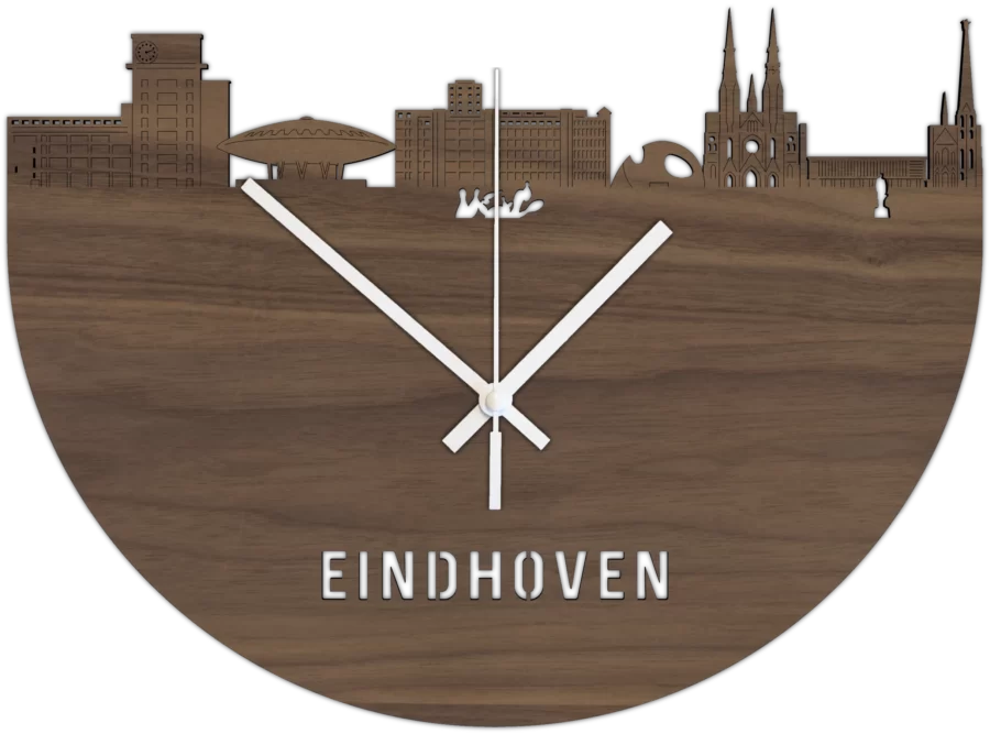 Noten klok van Eindhoven, City Shapes wanddecoratie