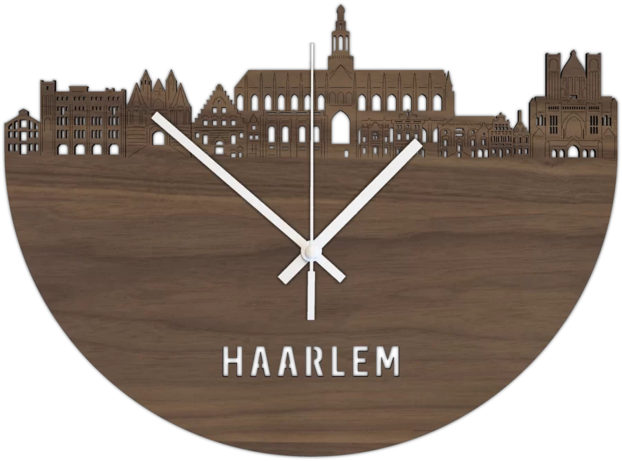 Noten klok van Haarlem, City Shapes wanddecoratie