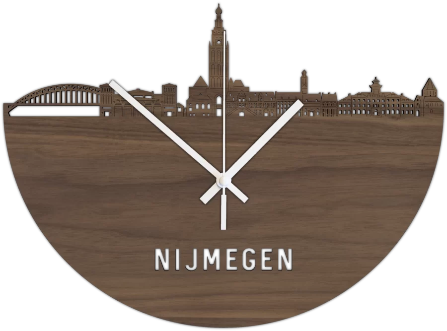 Noten klok van Nijmegen, City Shapes wanddecoratie