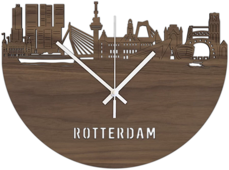 Noten klok van Rotterdam, City Shapes wanddecoratie