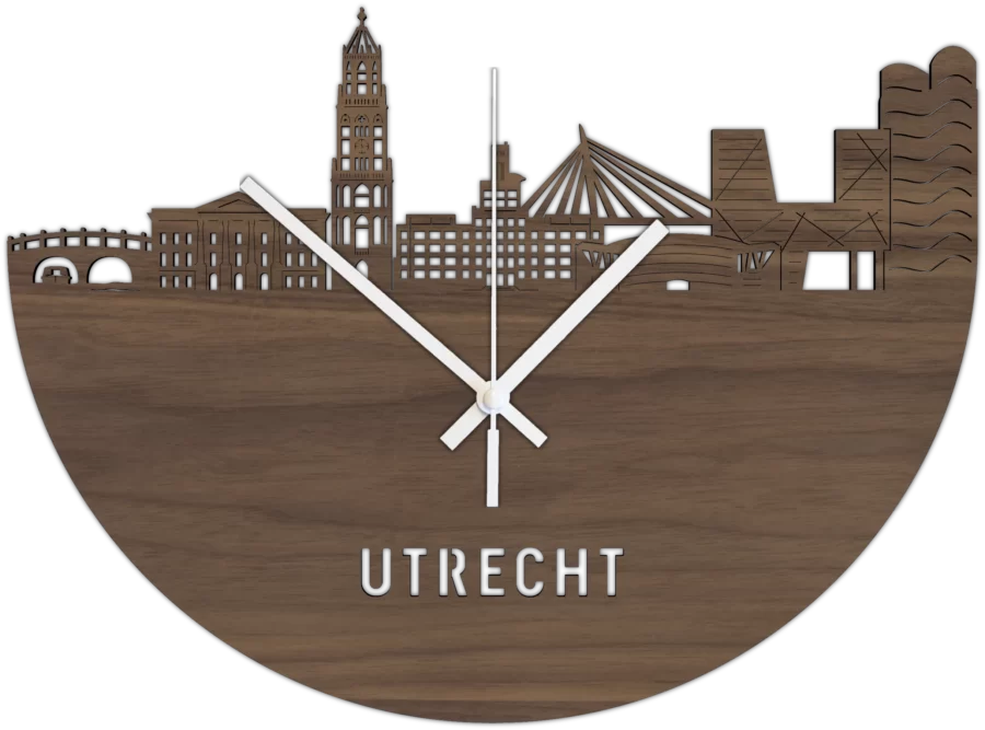 Noten klok van Utrecht, City Shapes wanddecoratie