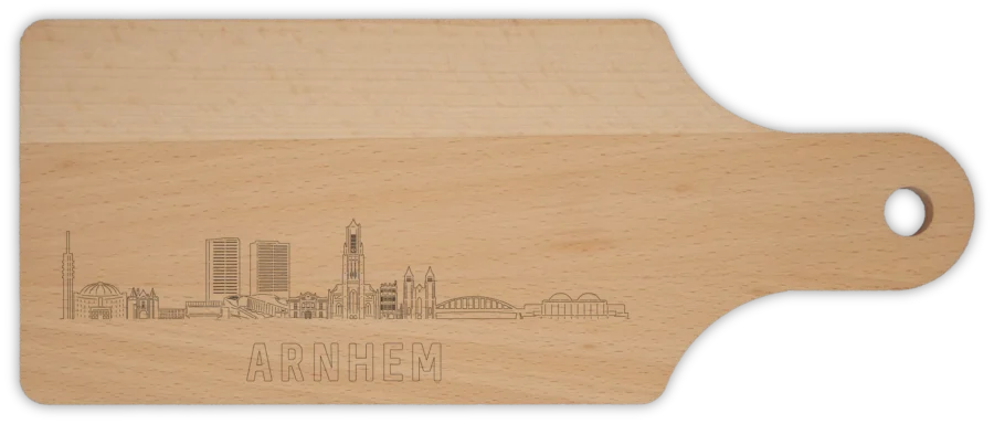 0 borrelplank van Arnhem, City Shapes wanddecoratie