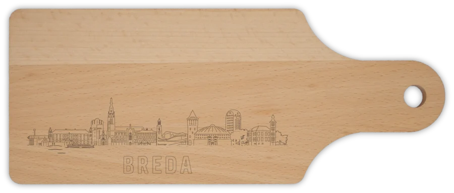 0 borrelplank van Breda, City Shapes wanddecoratie