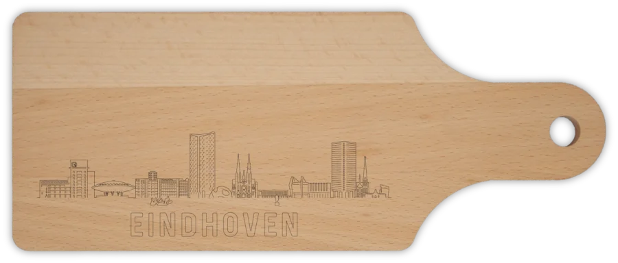 0 borrelplank van Eindhoven, City Shapes wanddecoratie