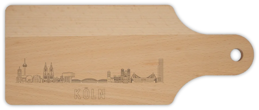 0 borrelplank van Koln, City Shapes wanddecoratie