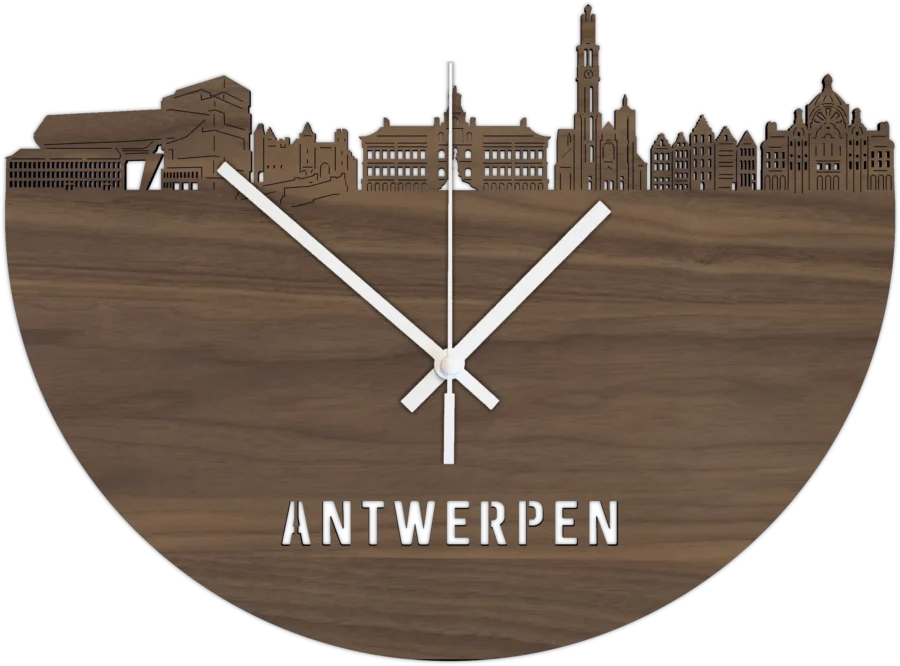 Noten klok van Antwerpen, City Shapes wanddecoratie