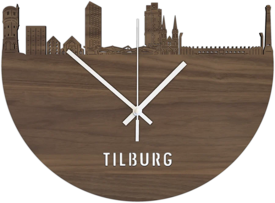 Noten klok van Tilburg, City Shapes wanddecoratie