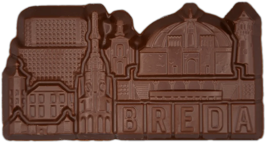 0 chocoladereep van Breda, City Shapes wanddecoratie