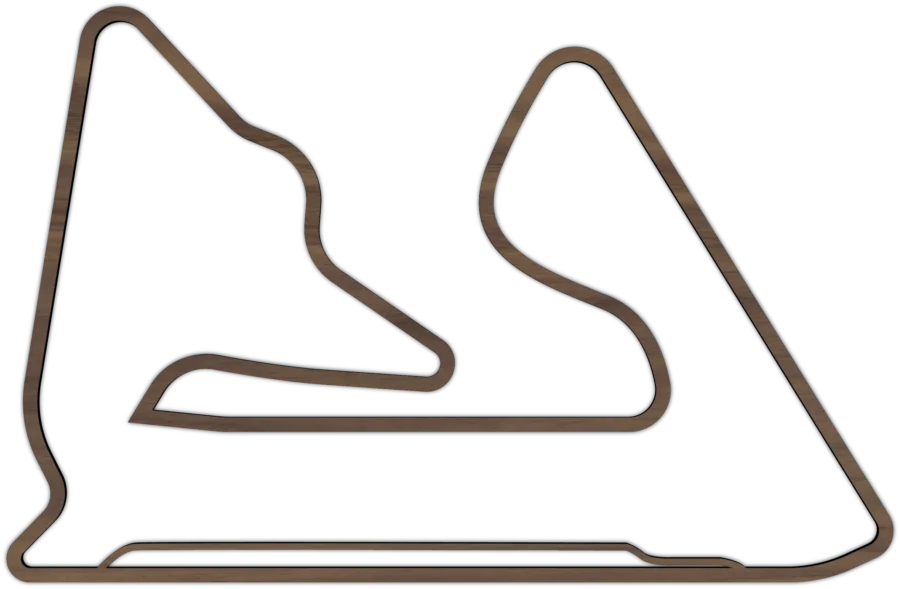 Nussbaum Circuit von Bahrain, City Shapes Wanddekoration