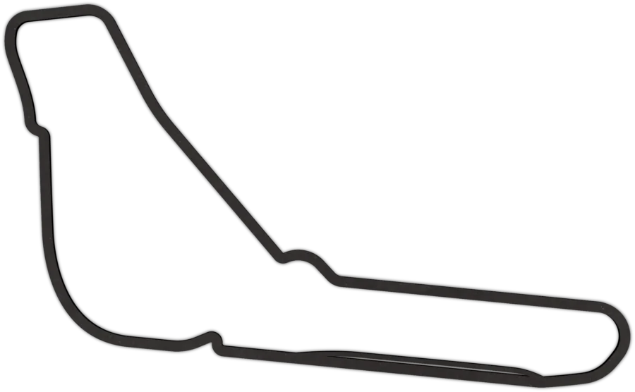 Schwarz Circuit von Monza, City Shapes Wanddekoration